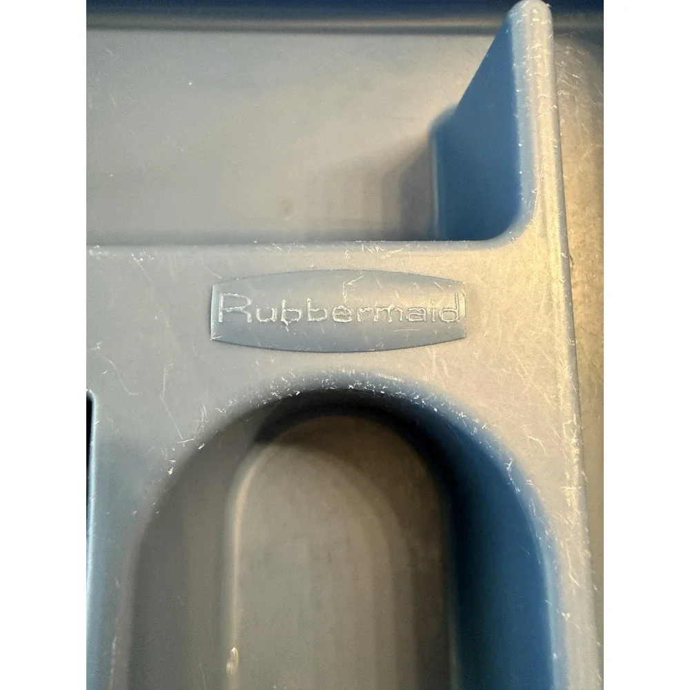 Rubbermaid 5 Slot Silverware Cutlery Utensil Organizer Tray In‎ Drawer Blue 2919